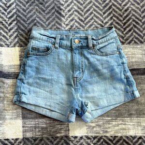 NOBO High Waist Blue Denim Shorts